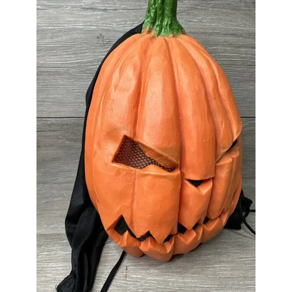 VTG 1995 The Paper Magic Group Mask Pumpkin JACK O LANTERN Halloween Costume